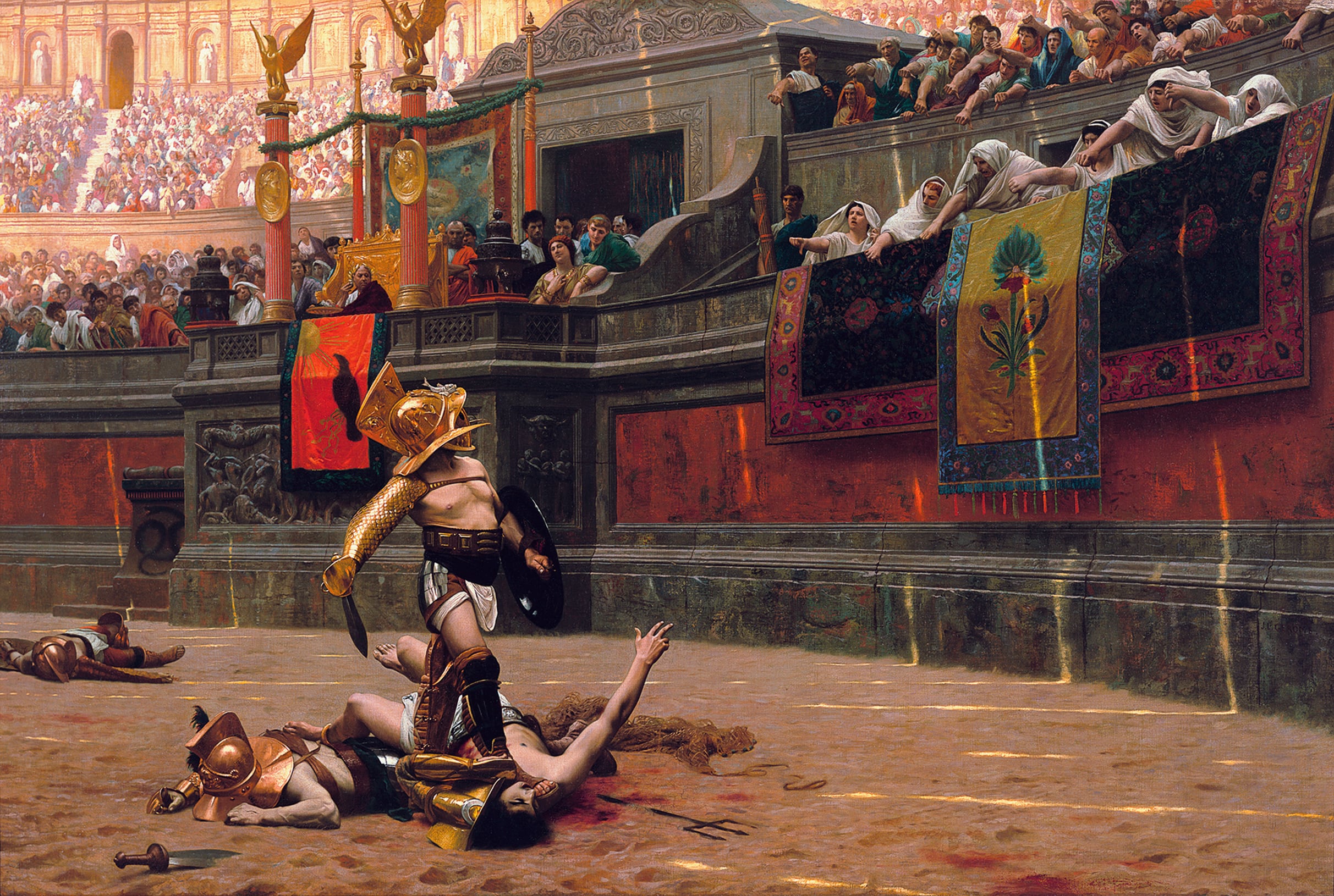 &#039;Pollice Verso&#039; de Jean Leon Gerome (Phoenix Art Museum)