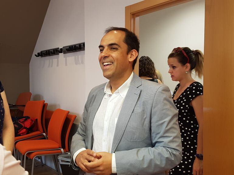 Daniel Jiménez tras anunciar su despedida del Ayuntamiento