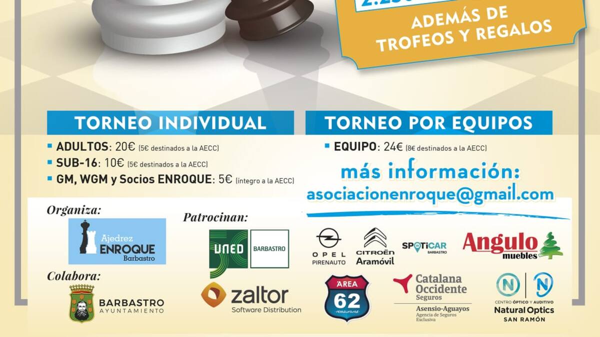 Entrevista con Florián Delgado, presidente de la Asociación Ajedrez Enroque Barbastro