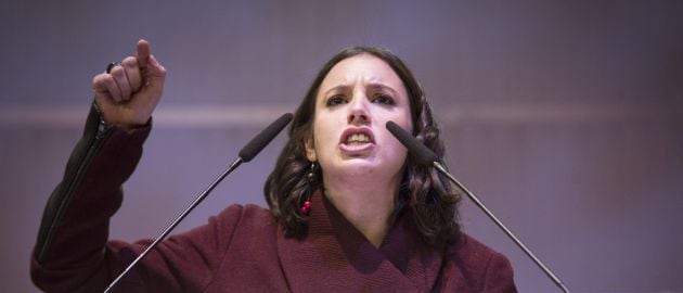 La portavoz adjunta de Podemos en el Congreso, Irene Montero