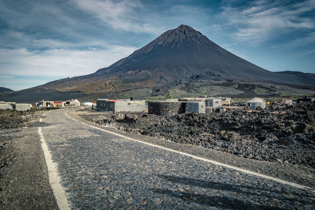 Cape Verde, Fogo Island: the Pico do Fuego volcano. (Photo by:Viste A/Andia/Universal Images Group via Getty Images)
