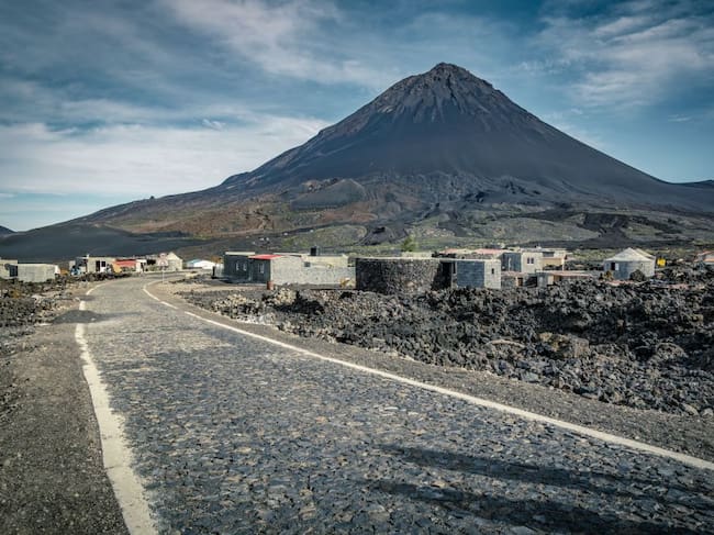 Cape Verde, Fogo Island: the Pico do Fuego volcano. (Photo by:Viste A/Andia/Universal Images Group via Getty Images)