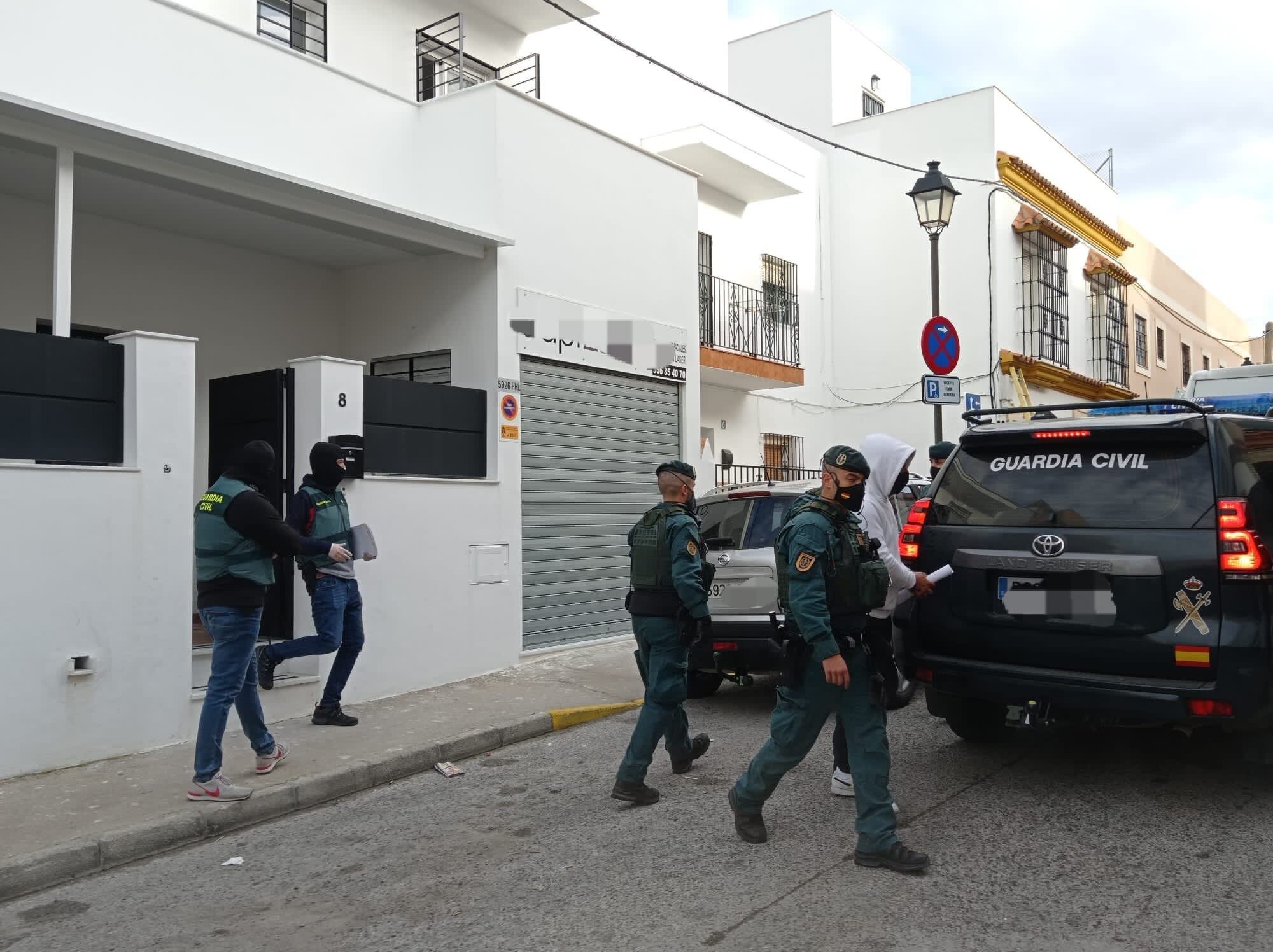 Agentes de la Guardia Civil en una operación reciente.