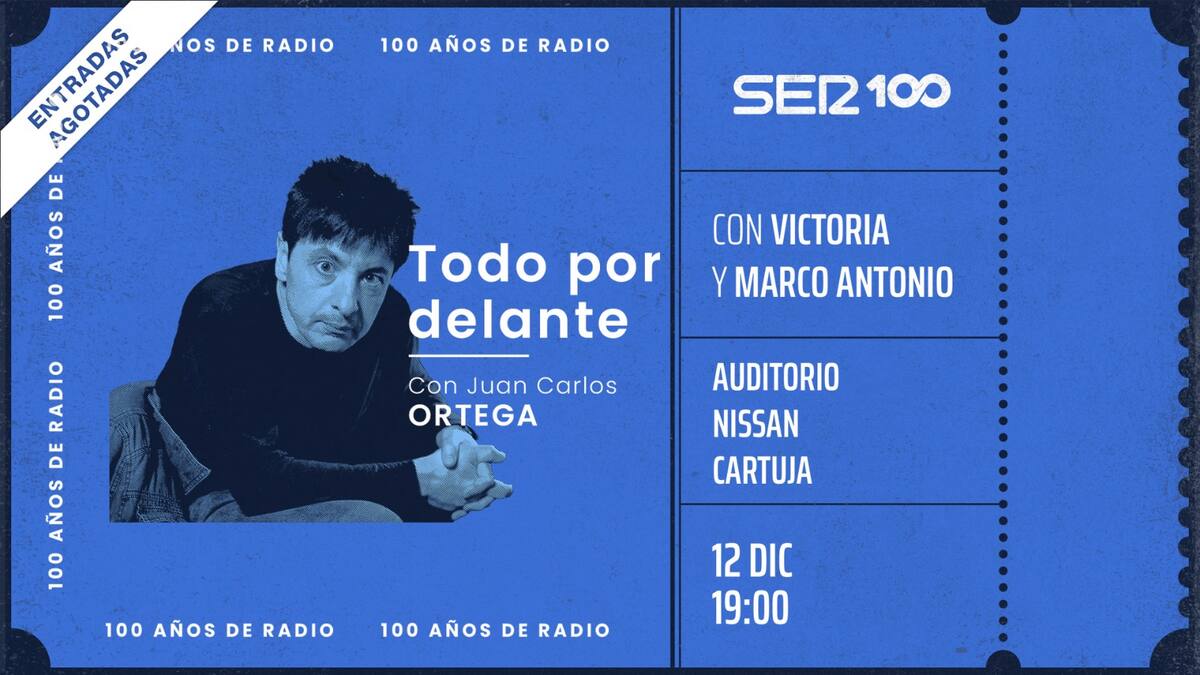 Juan Carlos Ortega te invita a asistir a 'Todo por delante', este 12 de diciembre en Sevilla