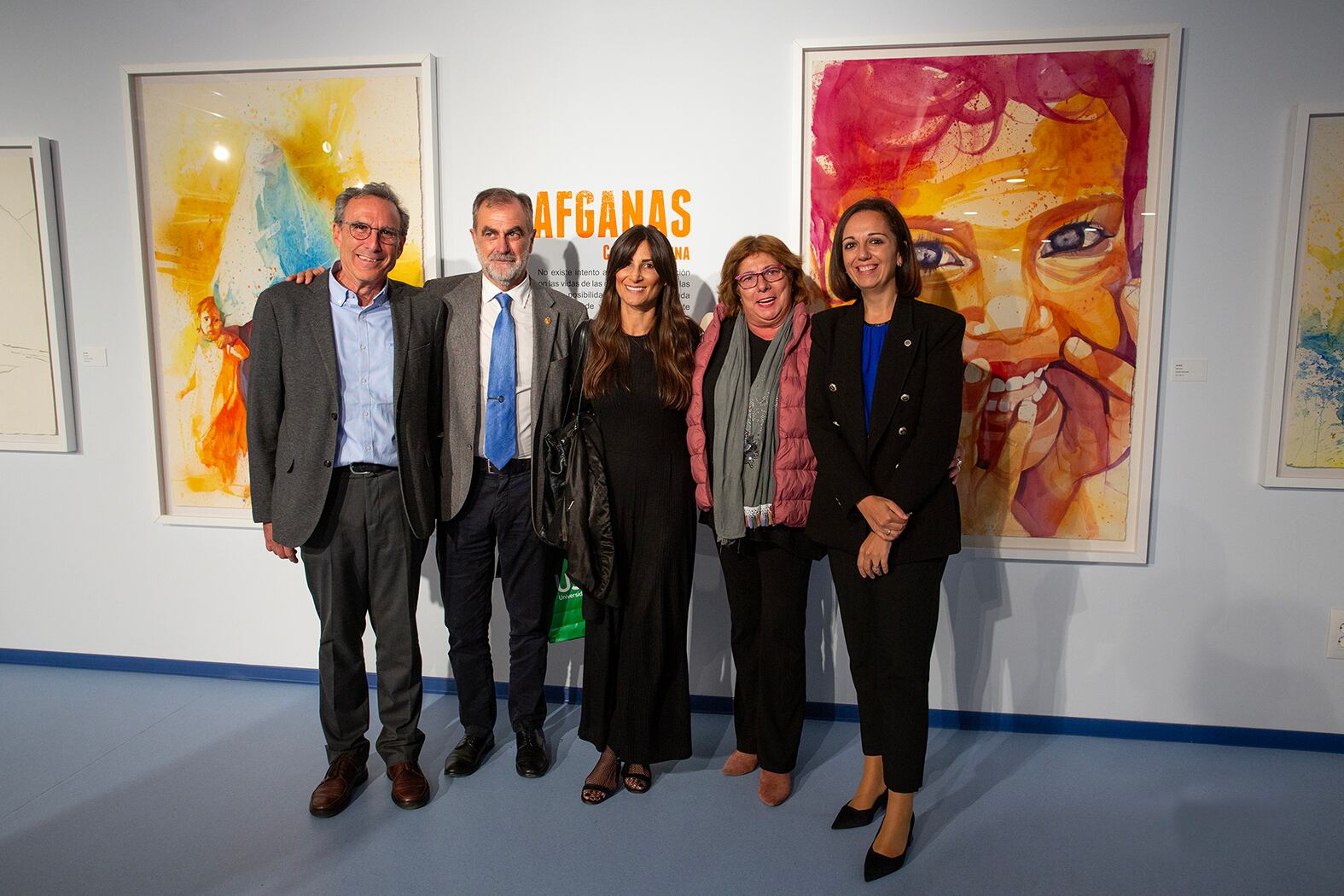 Inauguración exposición "Afganas" en la antigua Escuela de Magisterio
