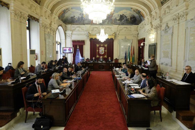 Pleno del ayuntamiento de Málaga