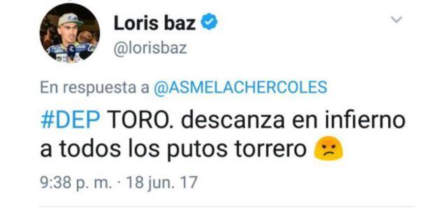 El polémico tuit de Loris Baz