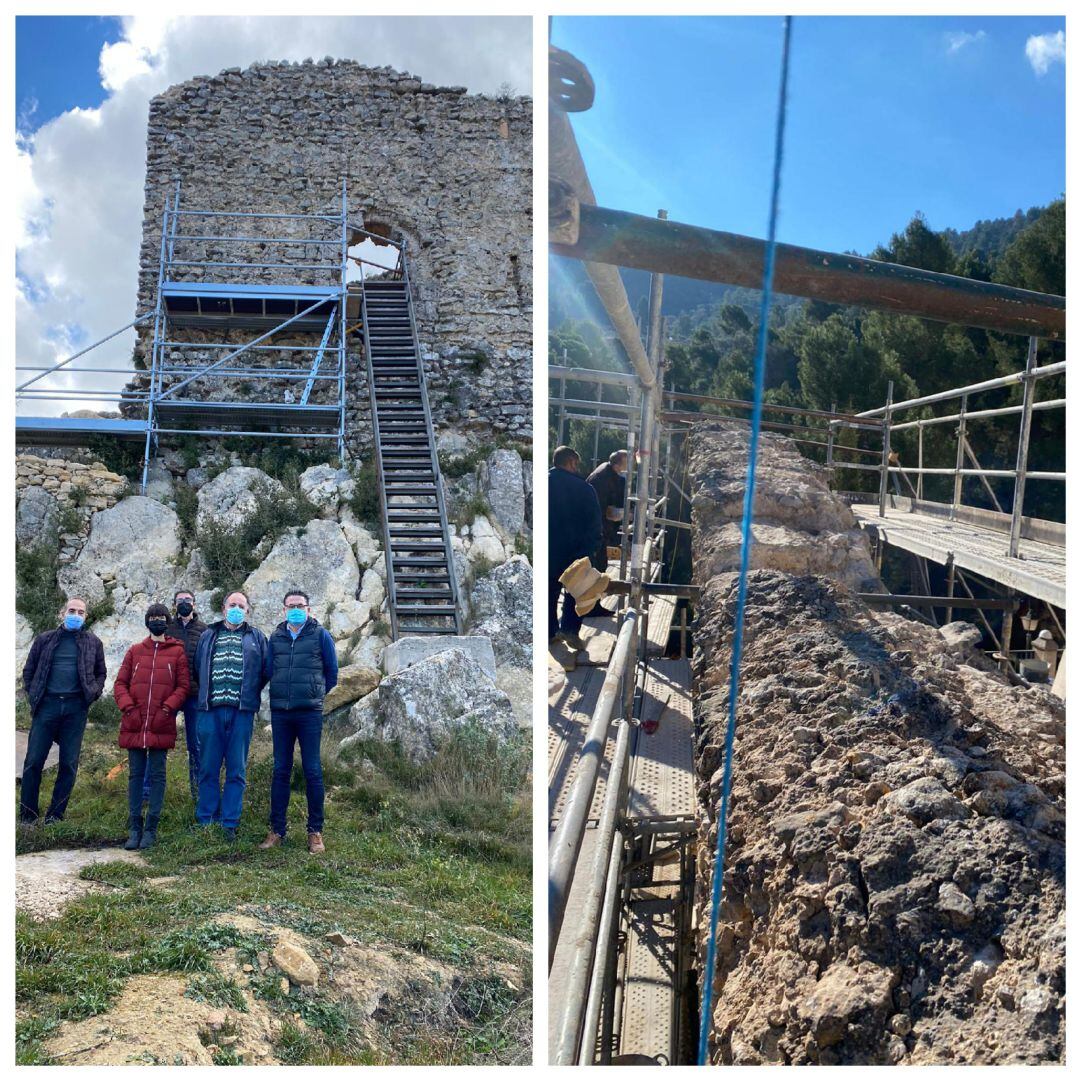 Castillo Benifallim y muralla de Penáguila