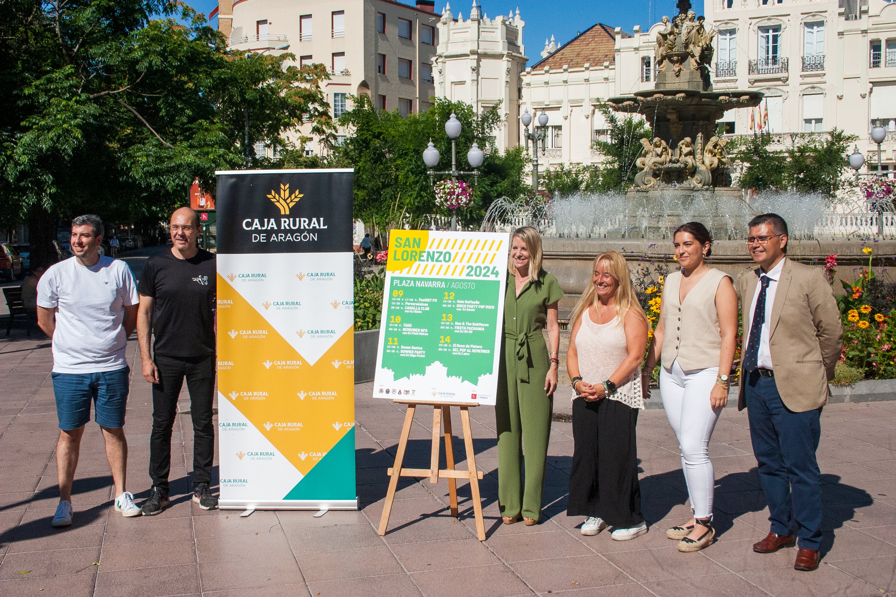 Presentación de las actuaciones en la Plaza de Navarra para las Fiestas de San Lorenzo