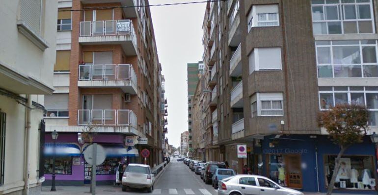 La calle Marqués de Víllores está hoy cortada