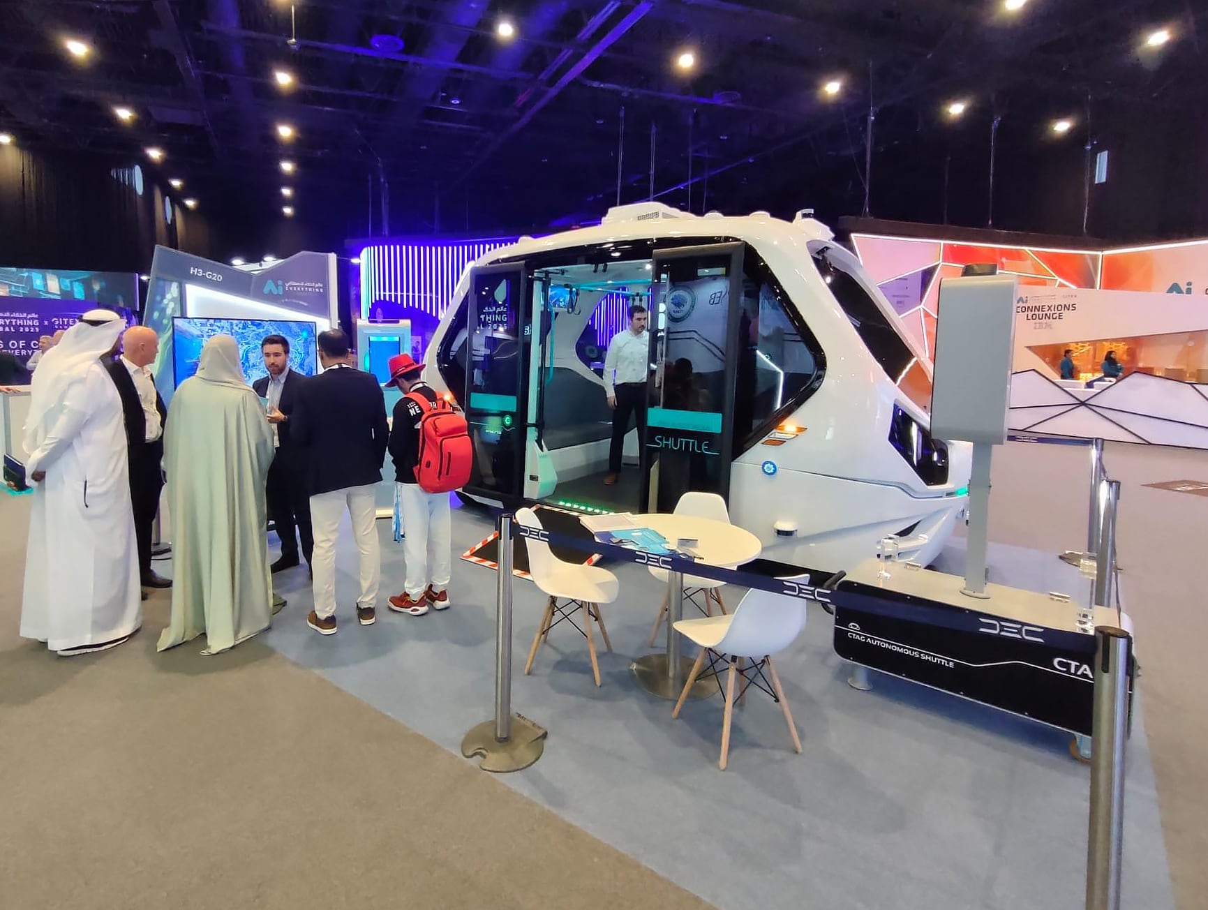 Shuttle autónomo del CTAG en Dubai