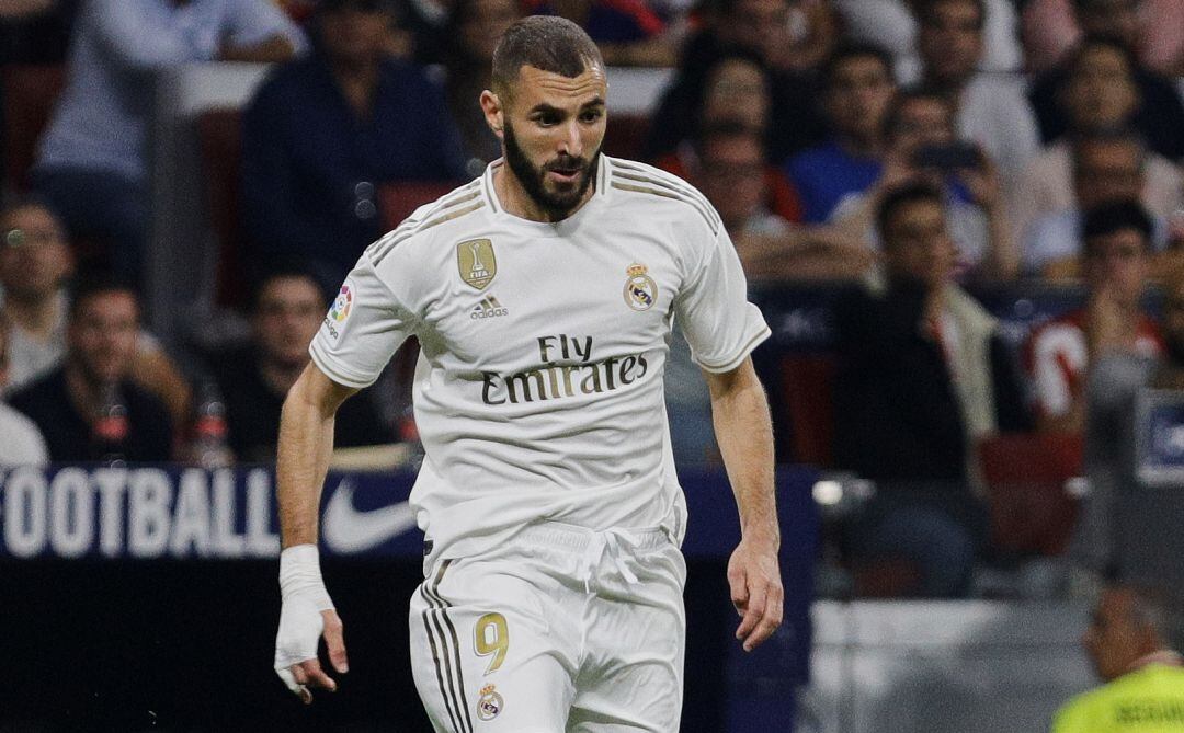 Karim Benzema, con el Real Madrid