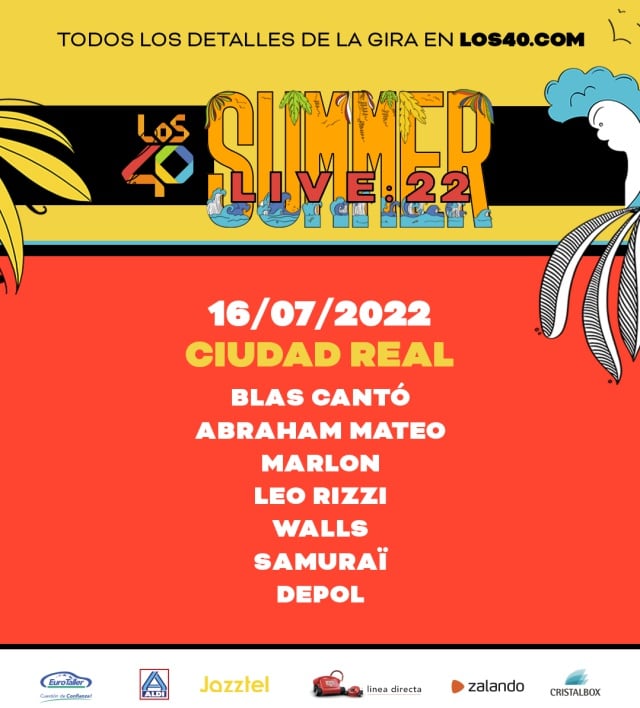 Cartel Los40 Summer Live Ciudad Real