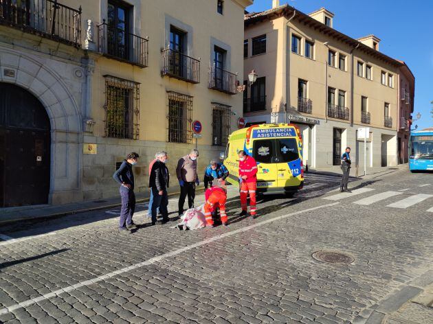 La mujer, en estado consciente, ha sido trasladada hasta el Complejo Asistencial de Segovia