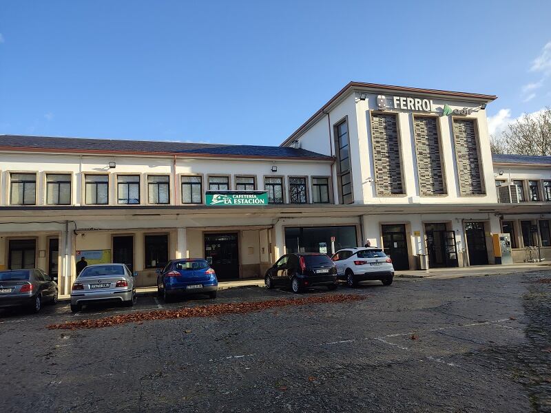 Estación del tren en Ferrol