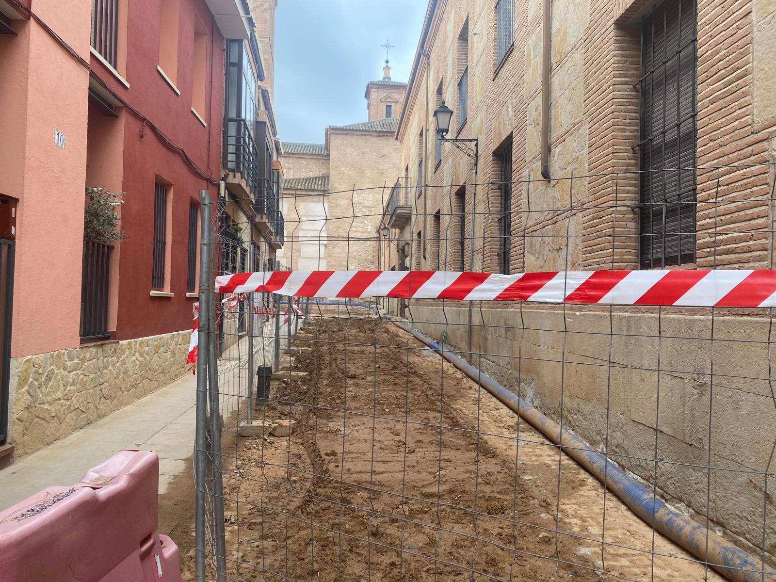Obras colector calle Salazaras