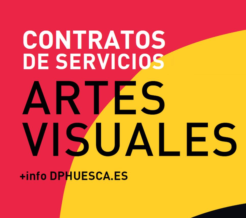 Anuncio de  contratos de servicios de artes visuales