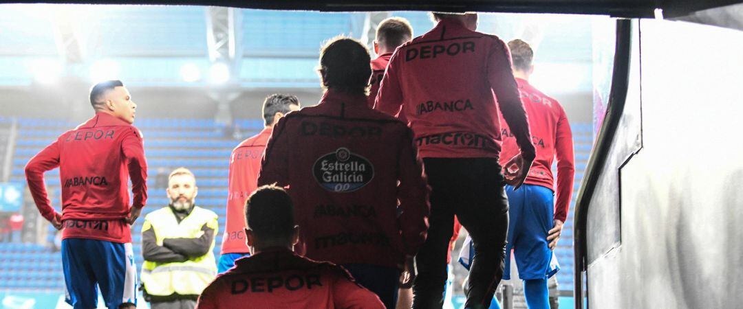 Jugadores del Deportivo