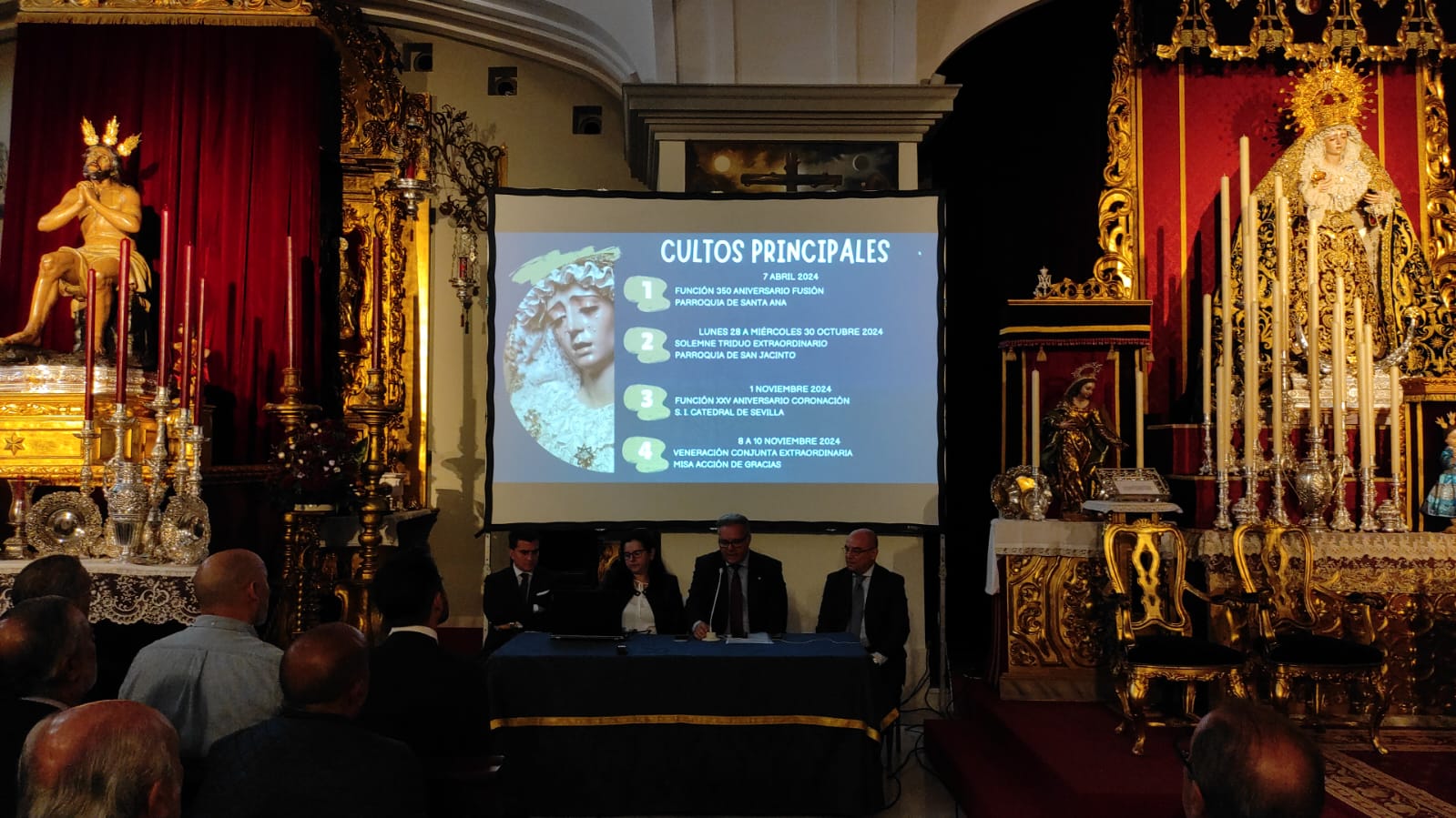 La Capilla de La Estrella acogió la presentación de los actos del 25 aniversario de su coronación canónica