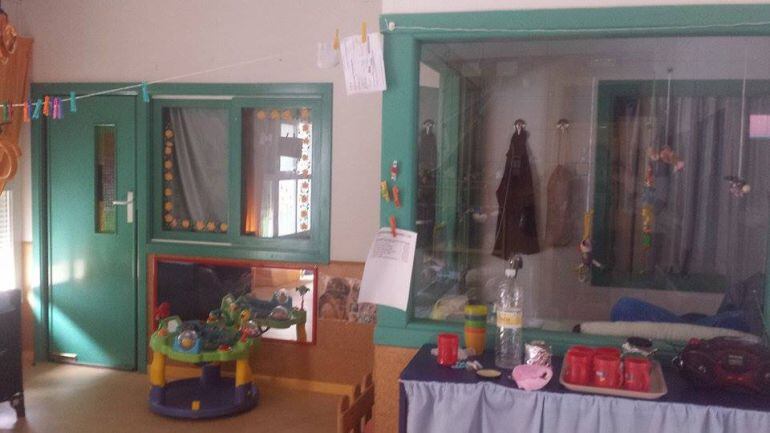 Una de las casas de niños de Móstoles.