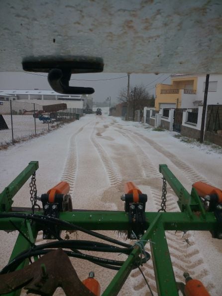 Granizo en Casas de Ves (Albacete)