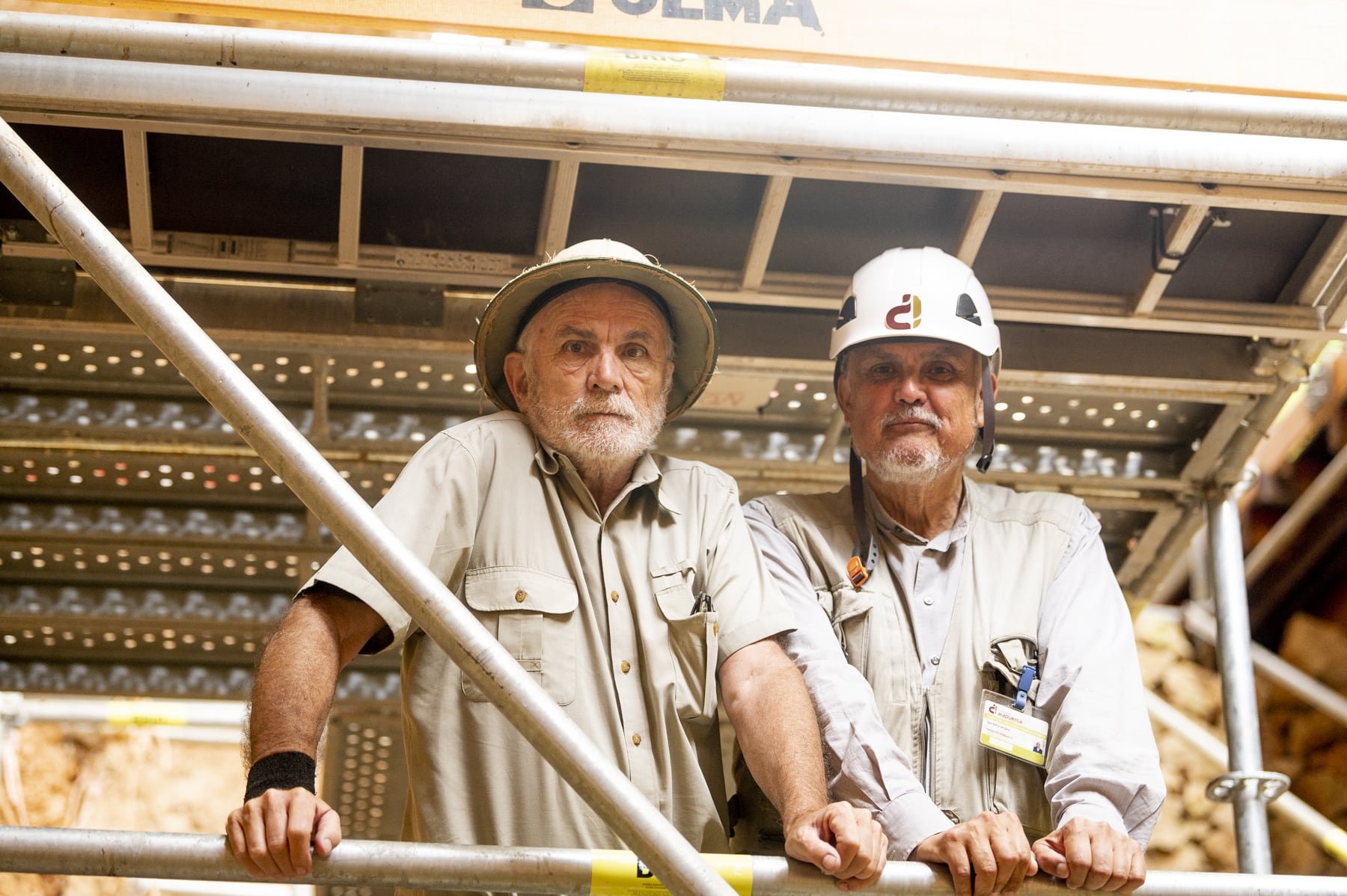 Eudald Carbonell e Igor Parra (dcha) refllexionan sobre el futuro de la especie humana