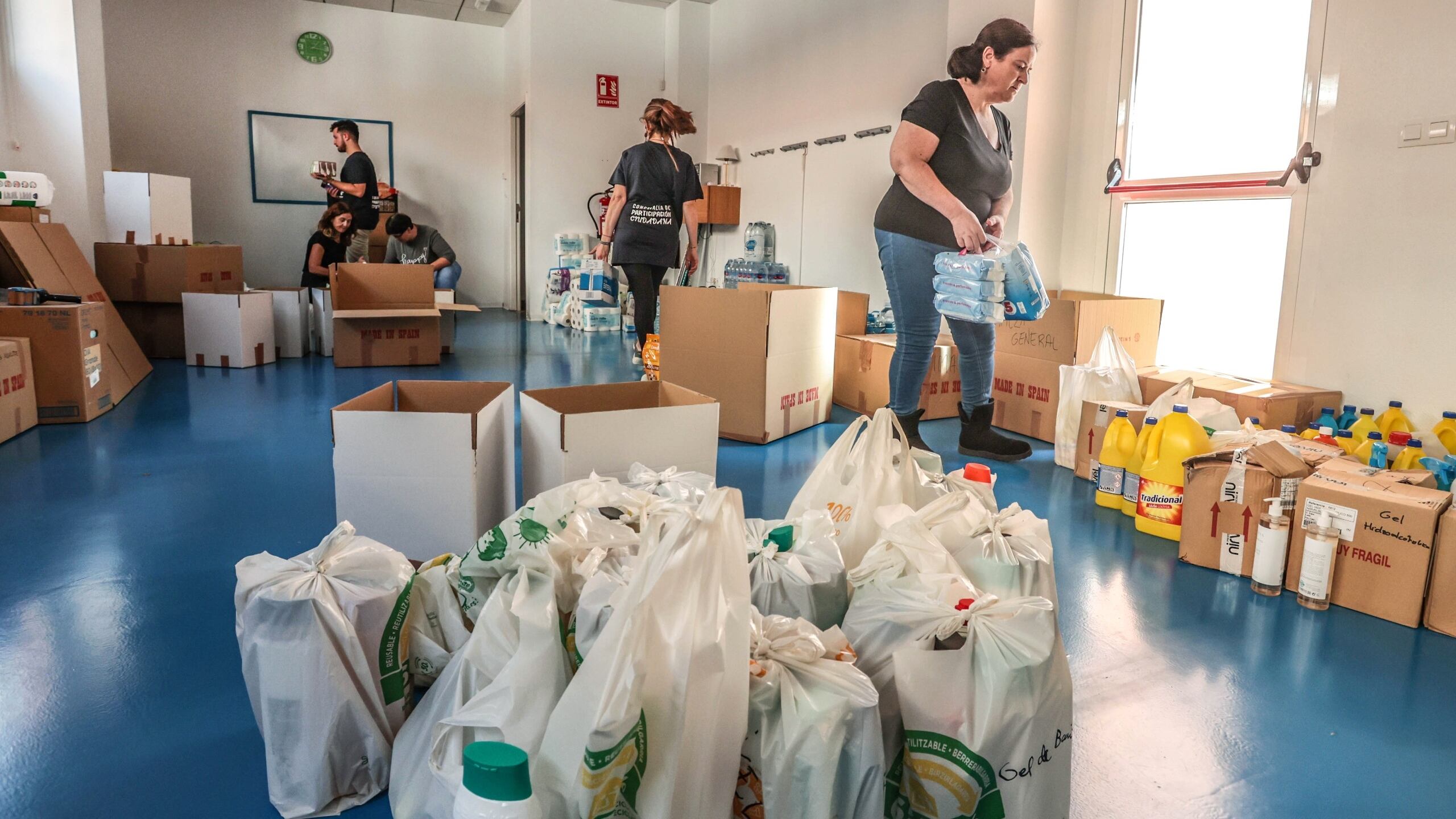 El punto de recogida de donativos para los afectados por la DANA en Petrer es el Centro Clara Campoamor