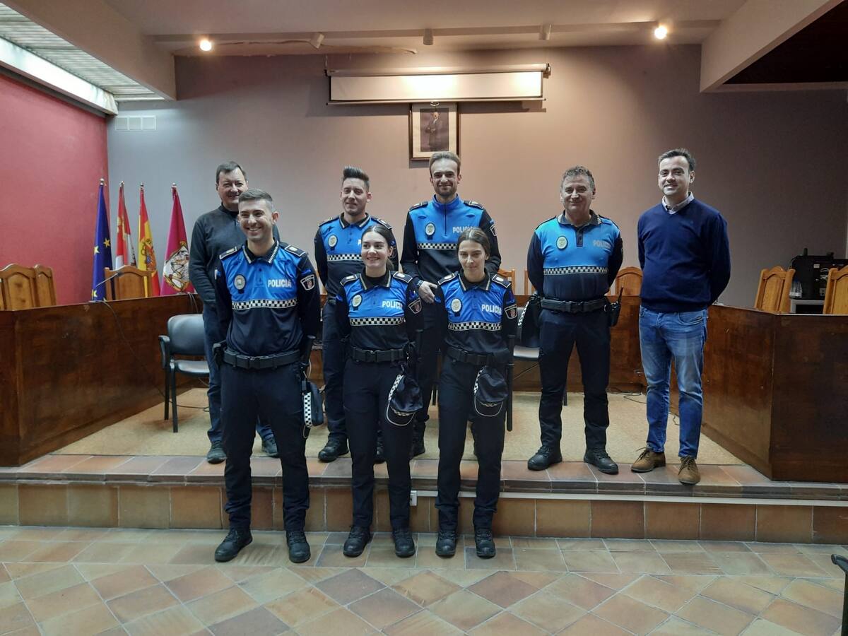 La plantilla de Policías Locales de Cuéllar cuenta con 5 nuevos agentes
