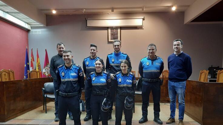 La plantilla de Policías Locales de Cuéllar cuenta con 5 nuevos agentes