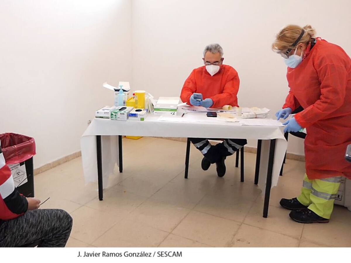 Se instala en el Ferial de Guadalajara un punto de realización de test de coronavirus