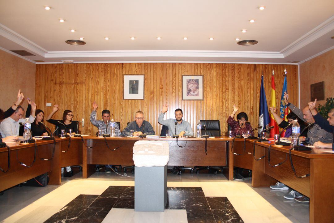 Foto de archivo del pleno de octubre cuando se aprobaron estas bonificaciones.