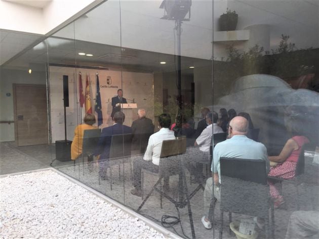 El presidente de Castilla-La Mancha en su intervención