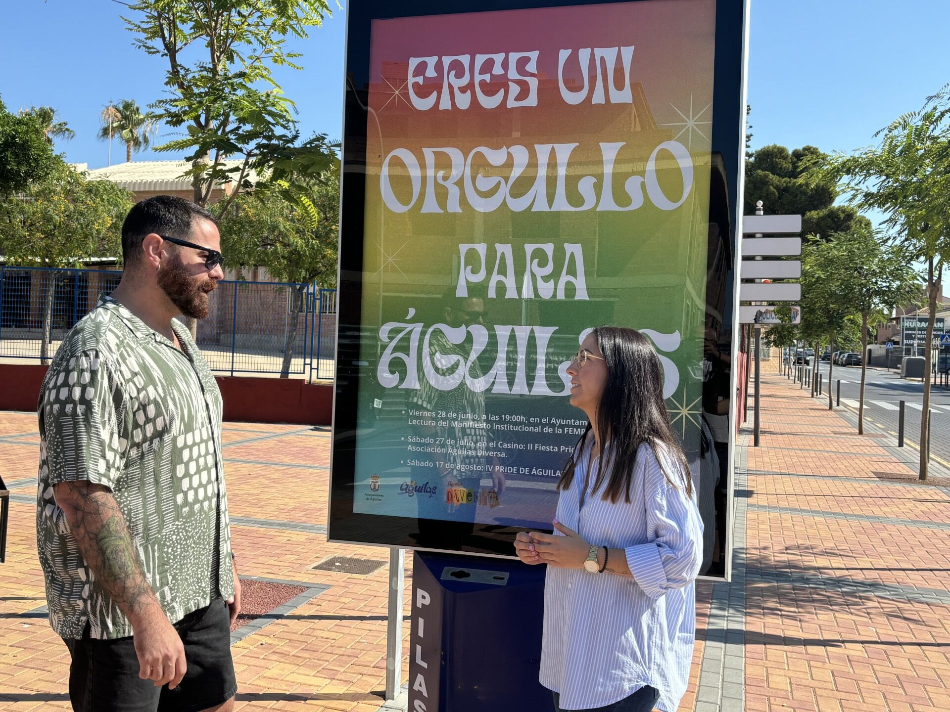 &quot;Eres un orgullo para Águilas” es el lema del programa de actos  del Día Internacional del Orgullo