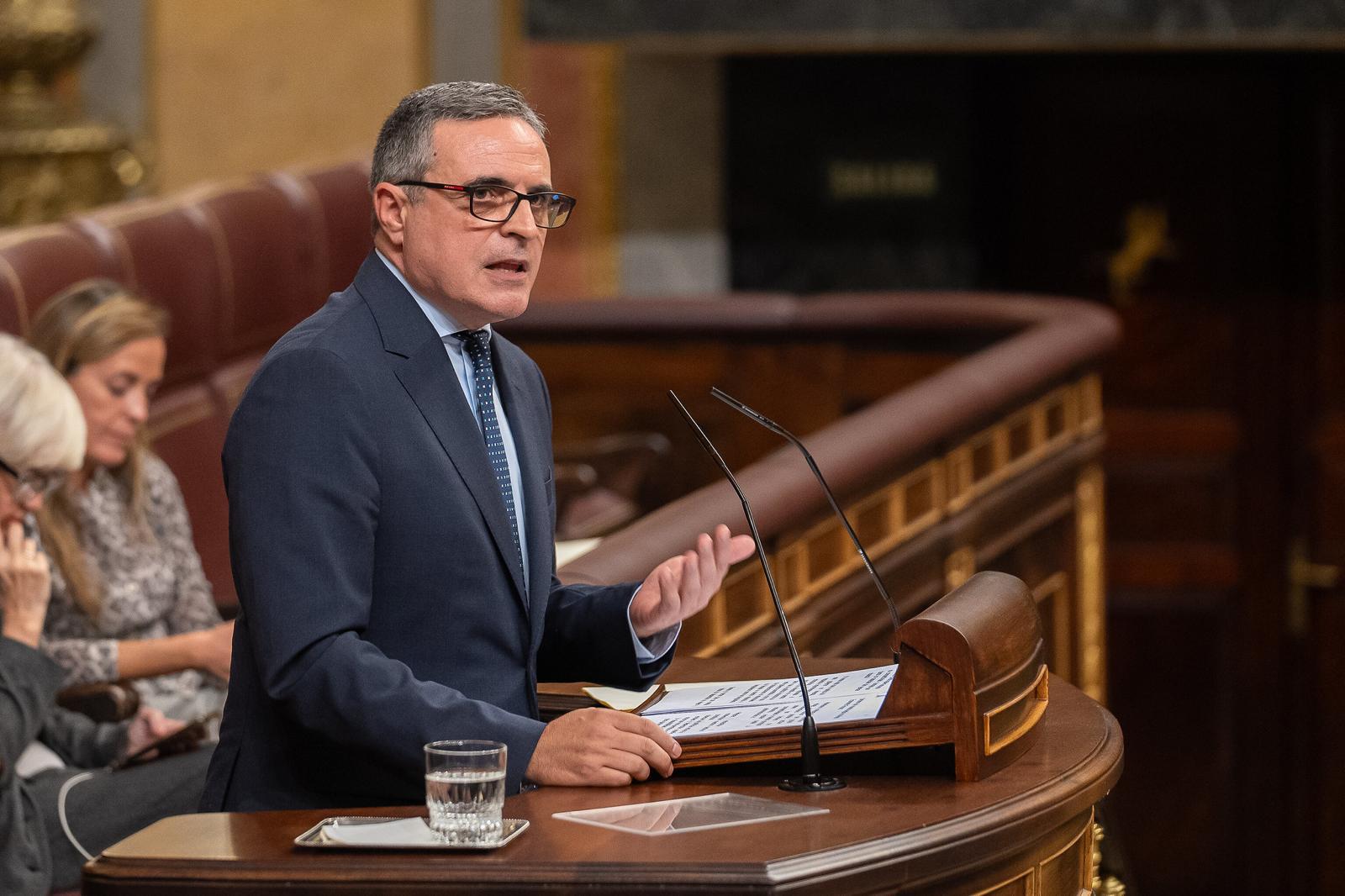 Marí Bosó en una intervención en el Congreso