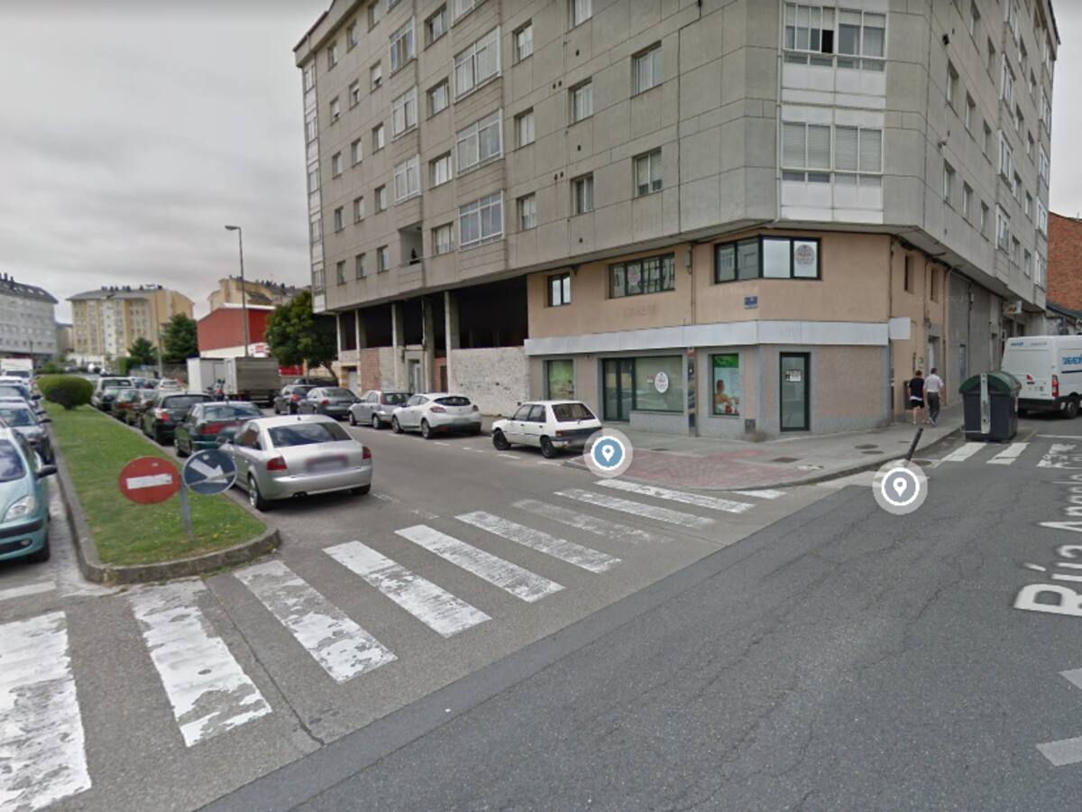 Herido un motorista en Lugo en una colisión contra un coche