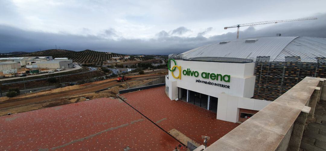 Vista exterior del pabellón Olivo Arena.