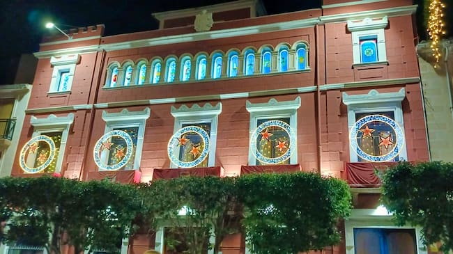 La Casa del festero, decorada en Navidad