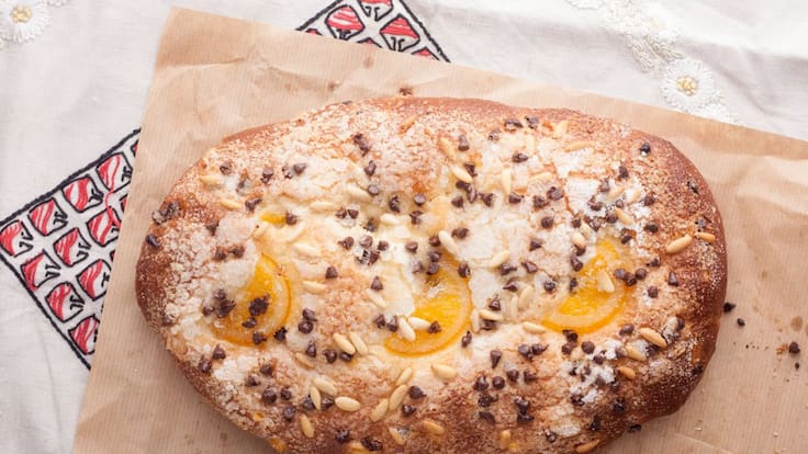 Pan con chocolate y naranja, la receta