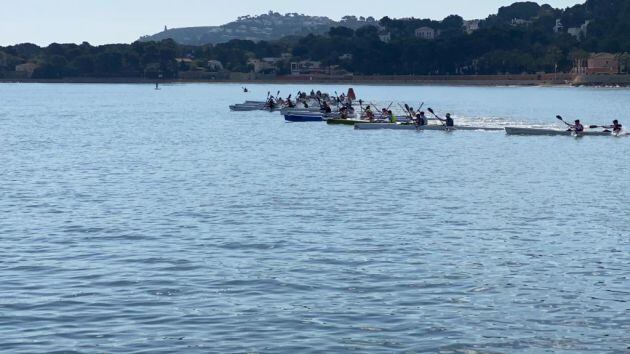 Una de las salidas de las pruebas disputadas en Denia.