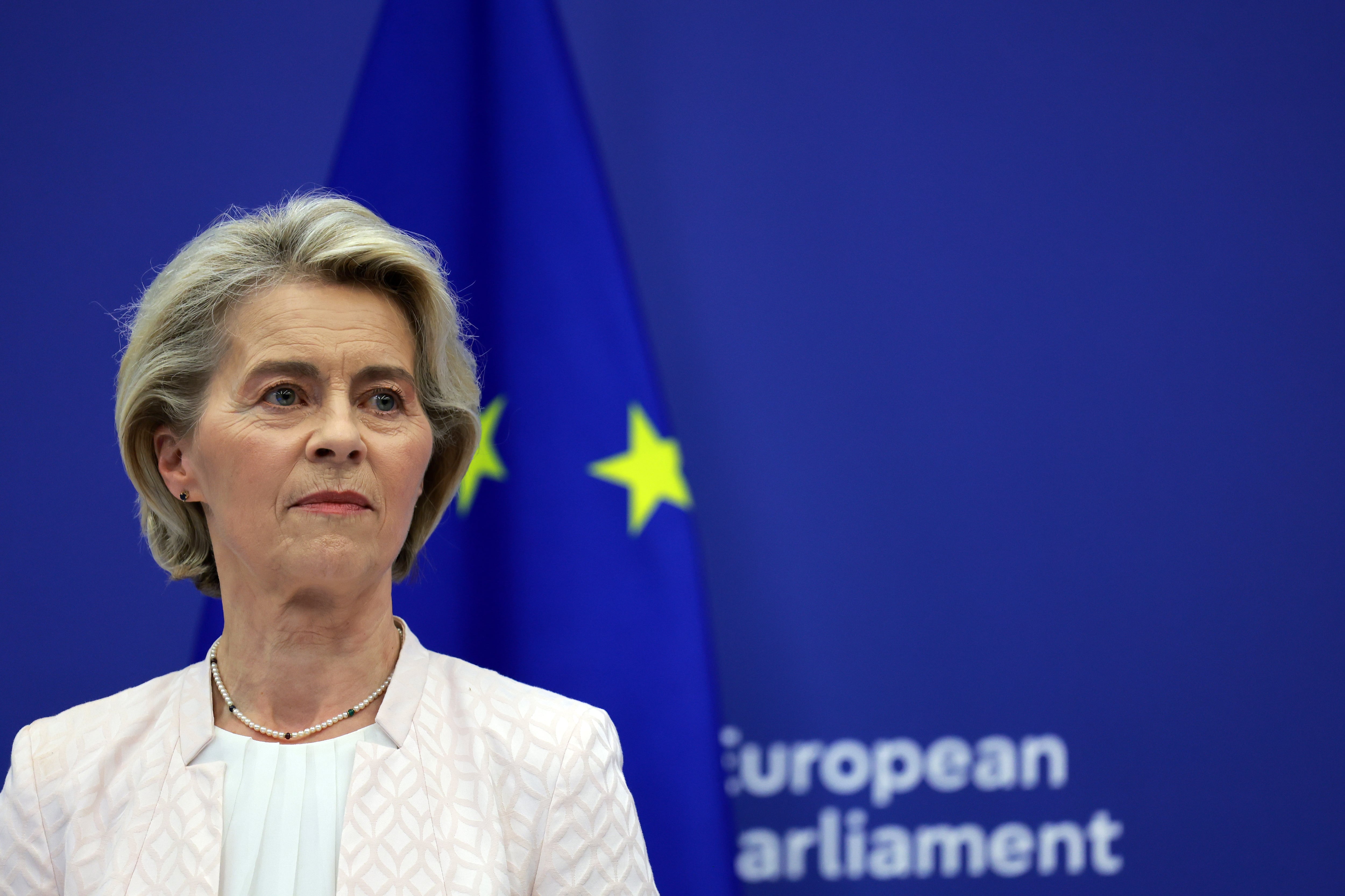 La presidenta de la Comisión Europea, Ursula von der Leyen