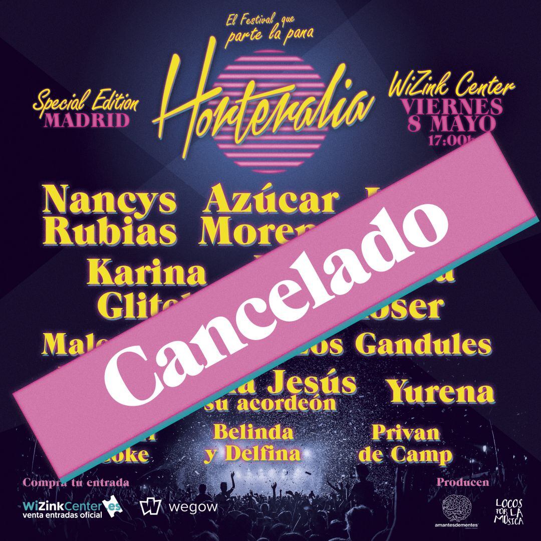 Cartel cancelado de Horteralia