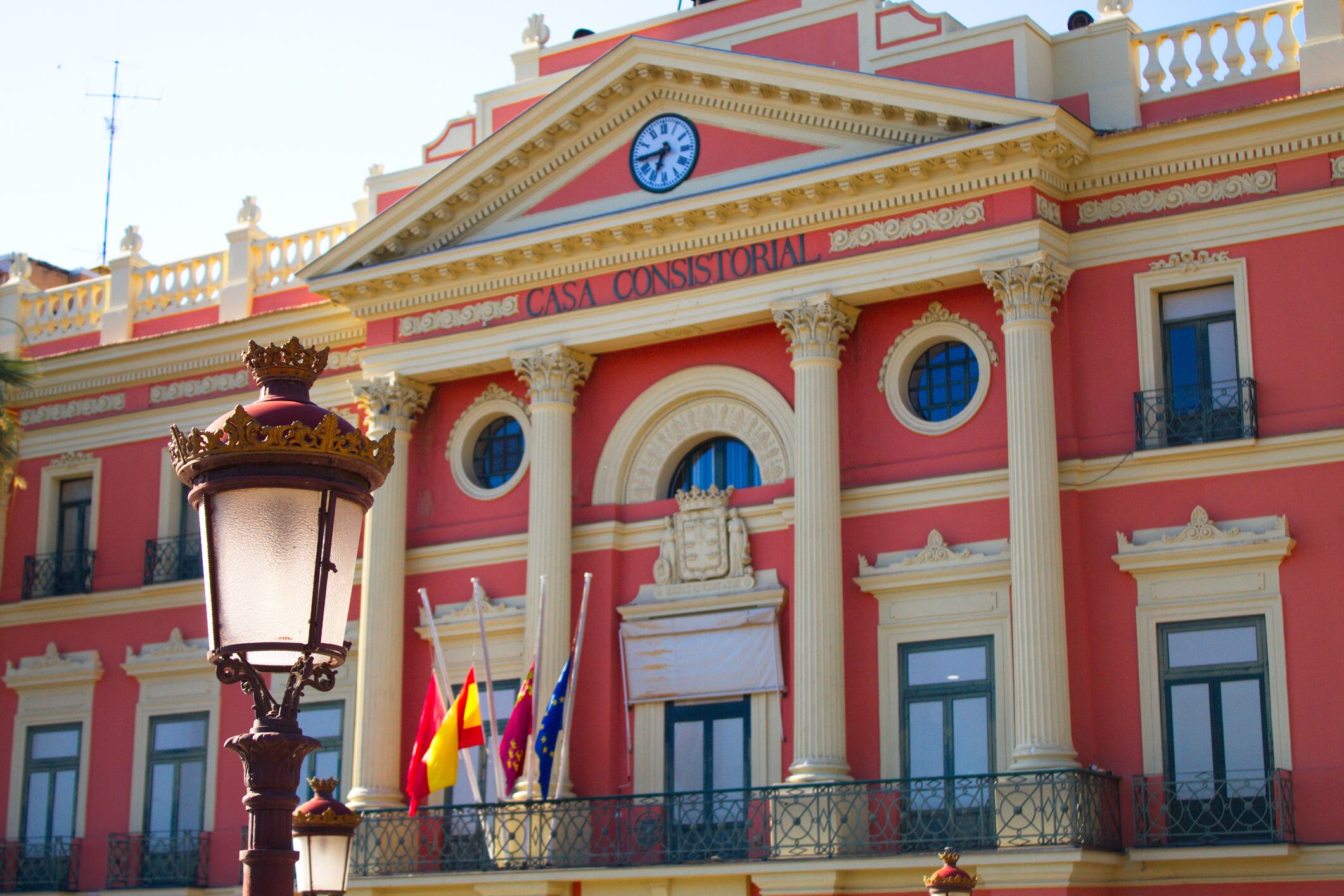 Ayuntamiento de Murcia en una foto de archivo