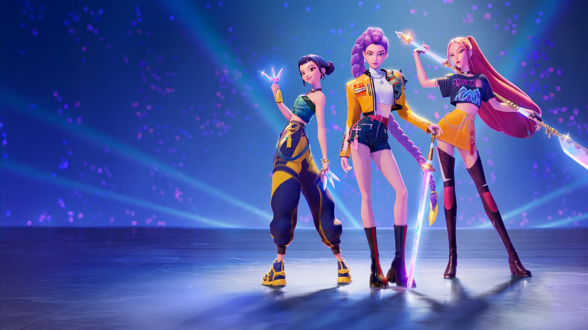 Fotograma de 'Las guerreras K-pop' / NETFLIX