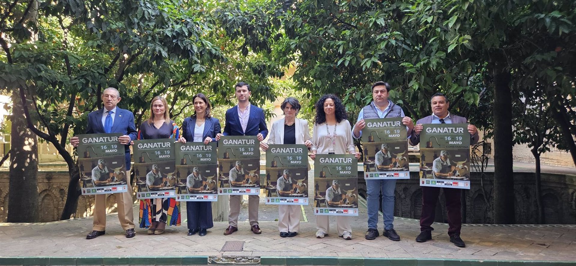 Presentación de Ganatur, la feria ganadera, agroalimentaria y turística de Constantina, en la Delegación del Gobierno andaluz