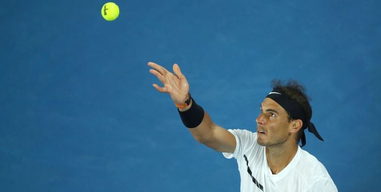 Rafa Nadal, en el Abierto de Australia.