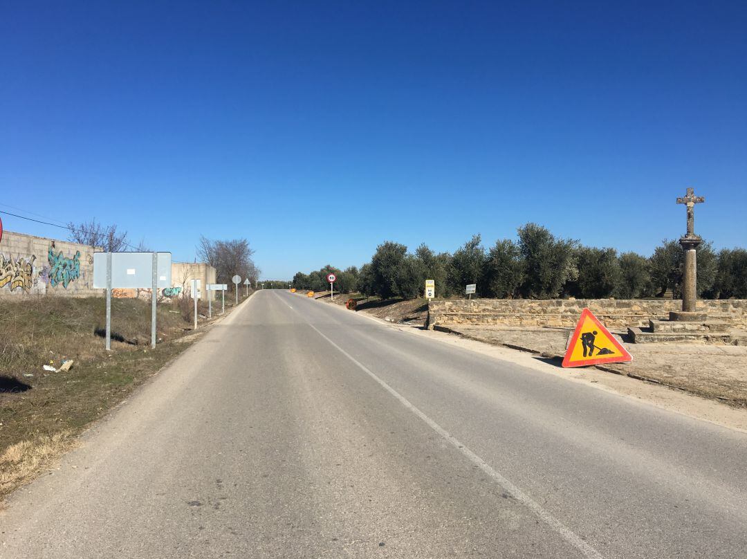 Carretera de Baeza a la Yedra.