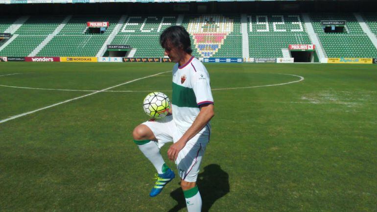 Sergio Pelegrín es uno de los capitanes del Elche C.F.