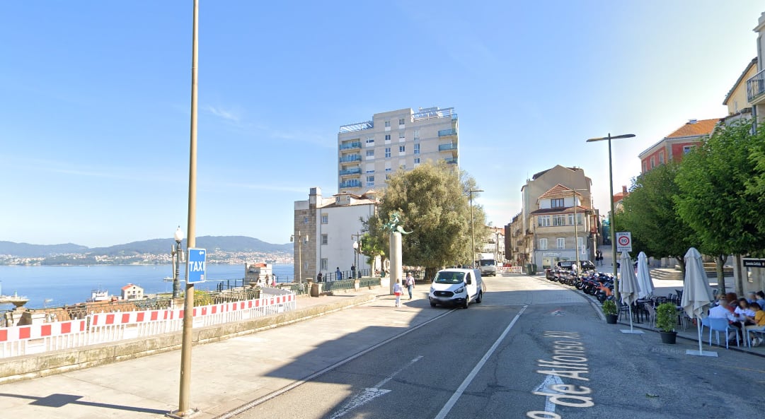 Entrada de Elduayen desde Paseo de Alfonso XII en Vigo