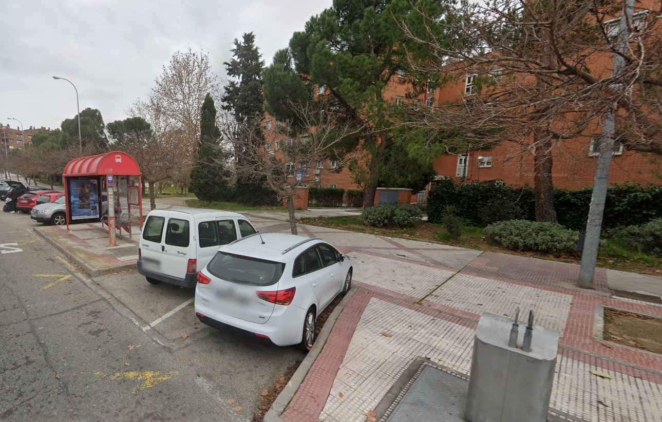 Lugar de la avenida del Doctor Severo Ochoa de Alcobendas en el que murió un hombre a causa de una paliza