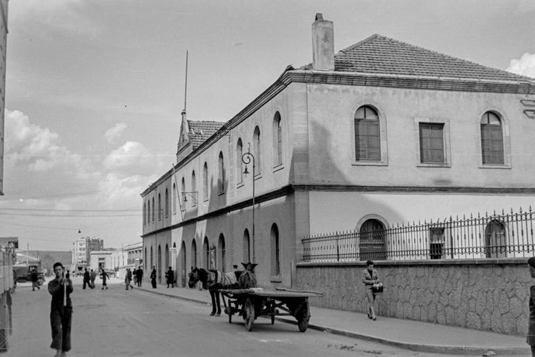 Estación del Ferrocarril Vasco-Navarro en Vitoria